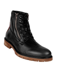 Botin Hombre Casual Negro Piel Cristian Gallery 14004101