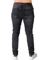 Jeans Hombre Moda Skinny Negro Stfashion 63104802