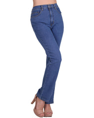 Jeans Mujer Básico Recto Azul Furor 62104177