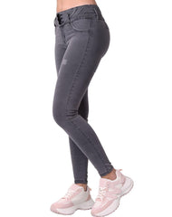 Jeans Mujer Moda Gris Fergino 52905203