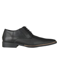 Zapato Hombre Oxford Vestir Negro Piel Lugo Conti 04702600