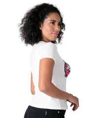 Playera Mujer Moda Camiseta Blanco Stfashion 69704644
