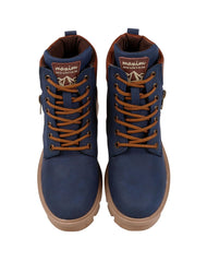 Botin Mujer Casual Tacon Azul Maxim 04804301