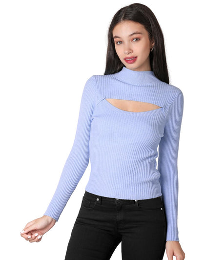 Sweater Mujer Azul Uk 56705017