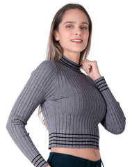 Sweater Mujer Gris Uk 56705245