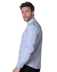 Camisa Hombre Casual Slim Azul Stfashion 50504407