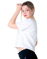 Playera Mujer Moda Camiseta Blanco Disney 58205008