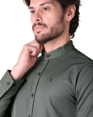 Camisa Hombre Casual Slim Verde Stfashion 50505202