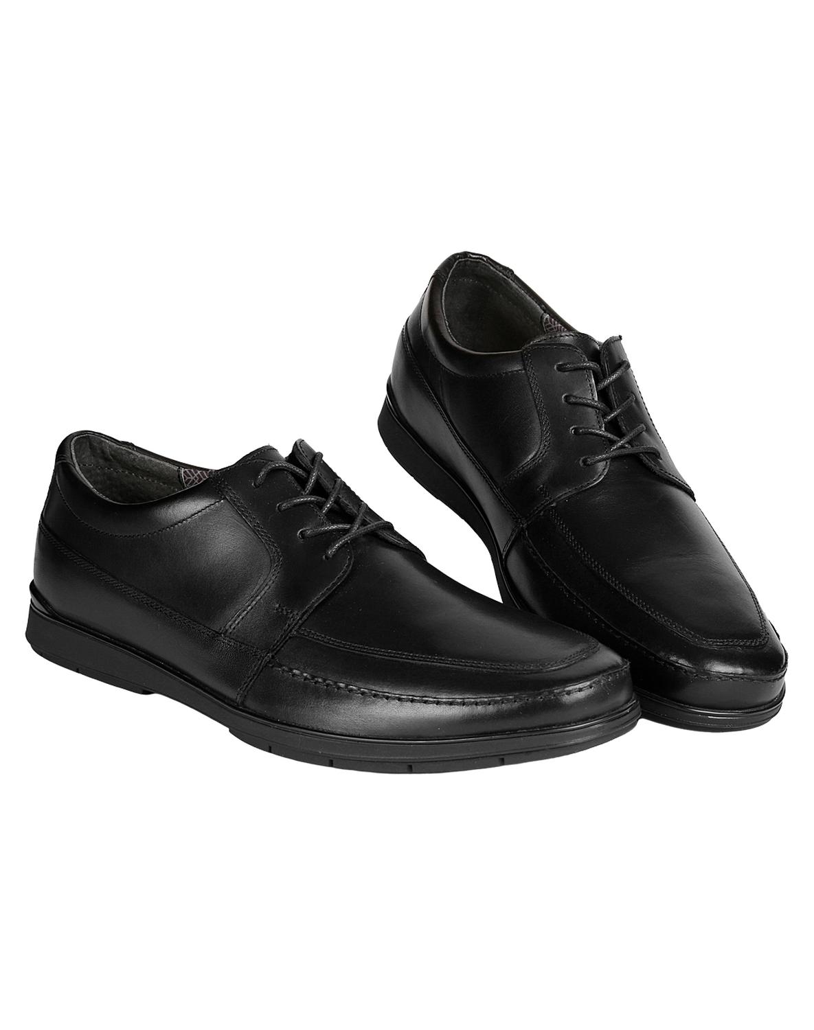 Zapato Vestir Oxford Hombre Negro Piel Flexi 02503831