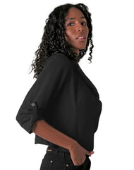 Saco Formal Blazer Mujer Negro Stfashion 79304215