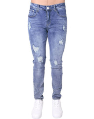 Jeans Hombre Moda Skinny Azul American Fly 51405000