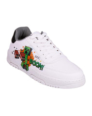 Tenis Joven Casual Blanco Minecraft 09304100