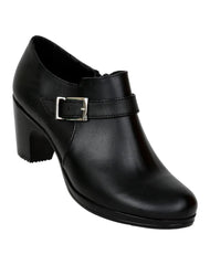 Botin Mujer Formal Tacon Negro Vitalia 16802906