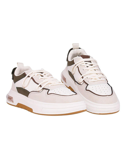 Tenis Hombre Casual Beige Via Urbana 06804114