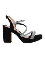 Sandalia Mujer Formal Tacon Negro Stfashion 04204219