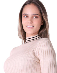 Sweater Mujer Beige Uk 56705246