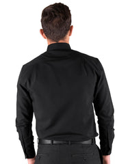 Camisa Hombre Vestir Regular Negro Aristos 56104001
