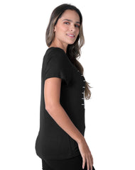 Playera Mujer Moda Camiseta Negro Aditivo 55205003