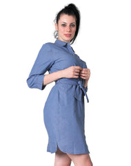 Vestido Mujer Casual Azul Stfashion 60403835