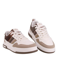 Tenis Hombre Casual Beige Via Urbana 06804202