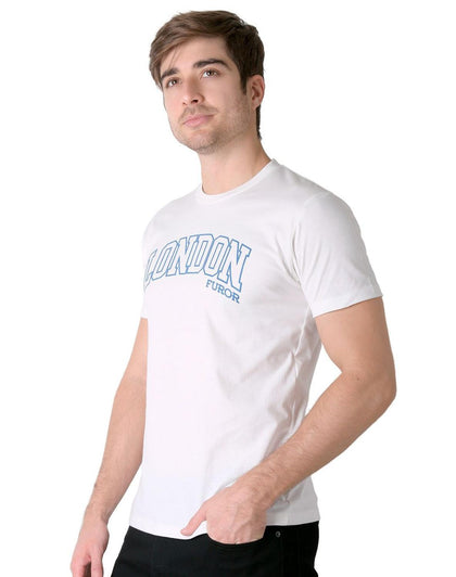 Playera Hombre Moda Camiseta Beige Furor 62107024