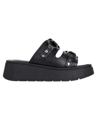 Sandalia Mujer Casual Plataforma Negro Maquech 12704201