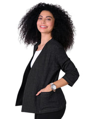 Saco Mujer Casual Blazer Negro Stfashion 57405403