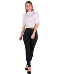 Jeans Mujer Básico Skinny Azul Oggi 59104029