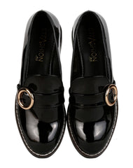 Zapato Mujer Mocasín Casual Piso Negro Stfashion 06203900