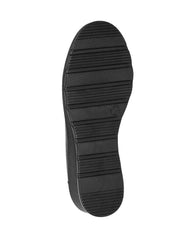 Zapato Mujer Mocasin Vestir Cuña Negro Furor 19404120