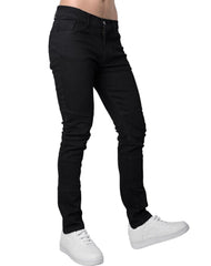 Jeans Hombre Moda Slim Negro Stfashion 63105017