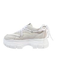 Tenis Mujer Casual Plataforma Beige Stfashion 23504110