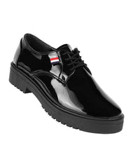 Zapato Mujer Oxford Vestir Tacon Negro Stfashion 00304200