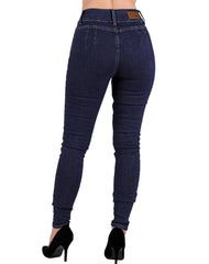 Jeans Básico Mujer Oggi Azul 59104028 Mezclilla Stretch Katia