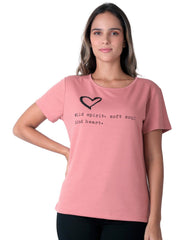 Playera Mujer Moda Camiseta Rosa Stfashion 68705031