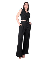 Conjunto Pantalón Blusa Mujer Casual Negro Stfashion 52405400