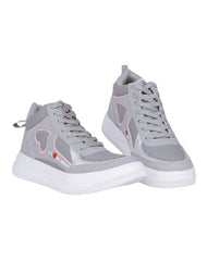 Tenis Mujer Casual Plataforma Gris Stfashion 19804100