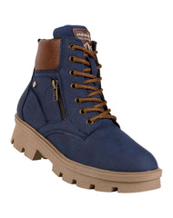 Botin Mujer Casual Tacon Azul Maxim 04804301