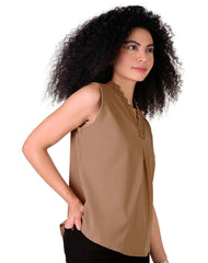 Blusa Mujer Beige Stfashion 69705409