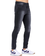 Jeans Básico Hombre Furor Gris 62105610 Mezclilla Stretch