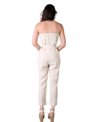 Jumpsuit Mujer Casual Beige Stfashion 79305421