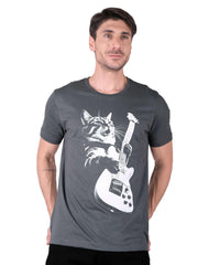 Playera Hombre Moda Camiseta Gris Aditivo 55205221