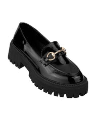 Zapato Mujer Mocasín Casual Tacón Negro Stfashion 04803812