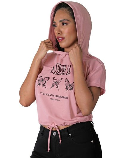 Playera Moda Camiseta Mujer Rosa Stfashion 72604663