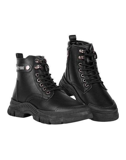 Botin Mujer Casual Tacon Negro Via Urbana 06804127