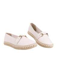 Zapato Mujer Mocasin Casual Crema Lady One 08604211