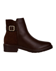 Botin Mujer Casual Tacon Café Lady Paulina 02704113