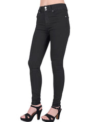 Jeans Mujer Basico Skinny Negro Oggi Katia 59105218