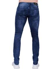 Jeans Hombre Moda Slim Azul American Fly 51405417