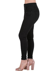 Jeans Mujer Básico Skinny Negro Furor 62104178